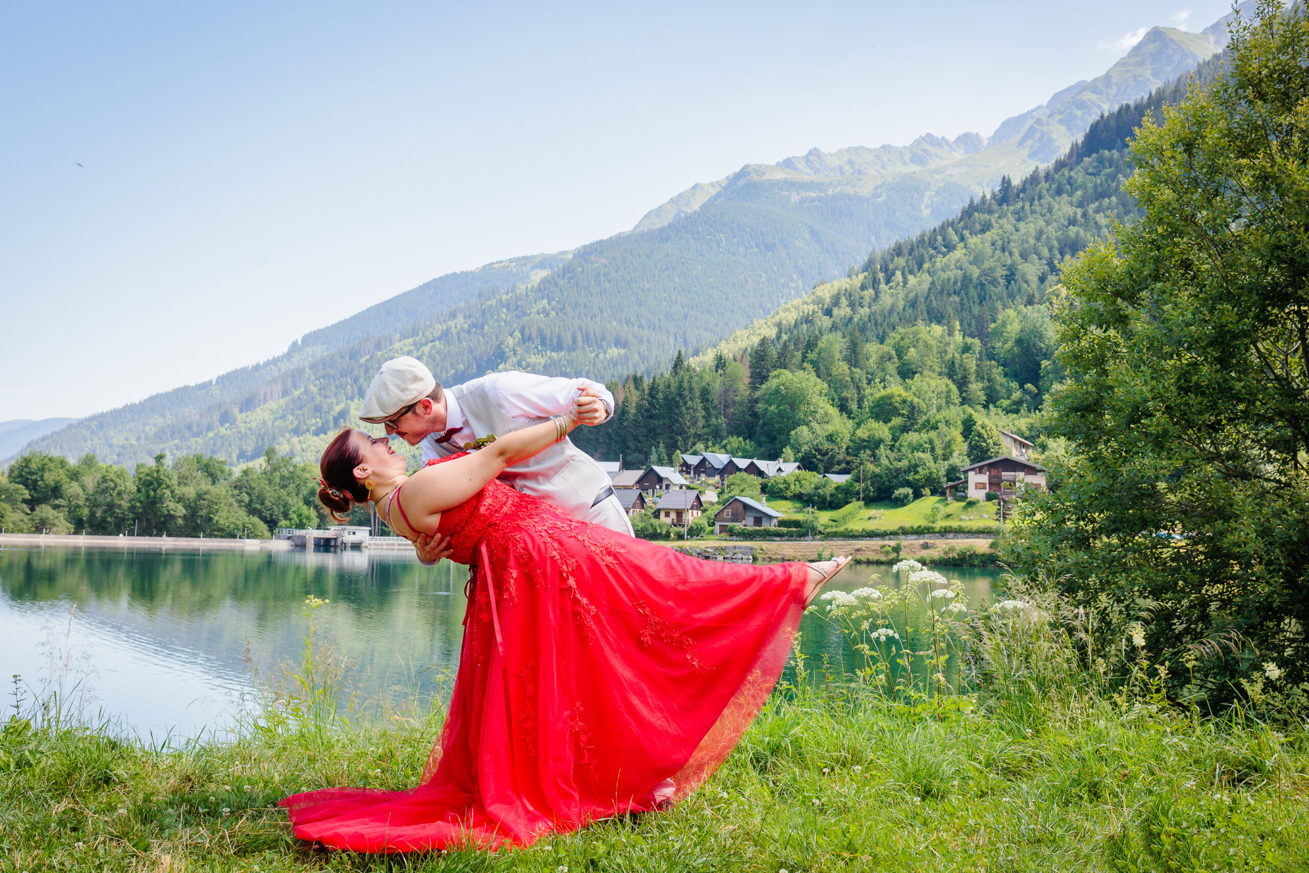 Mariage Léa et Thibaut au Gîte l'Essentiel, photo prise par Florian Fauvarque photographe mariage à Grenoble en Isère