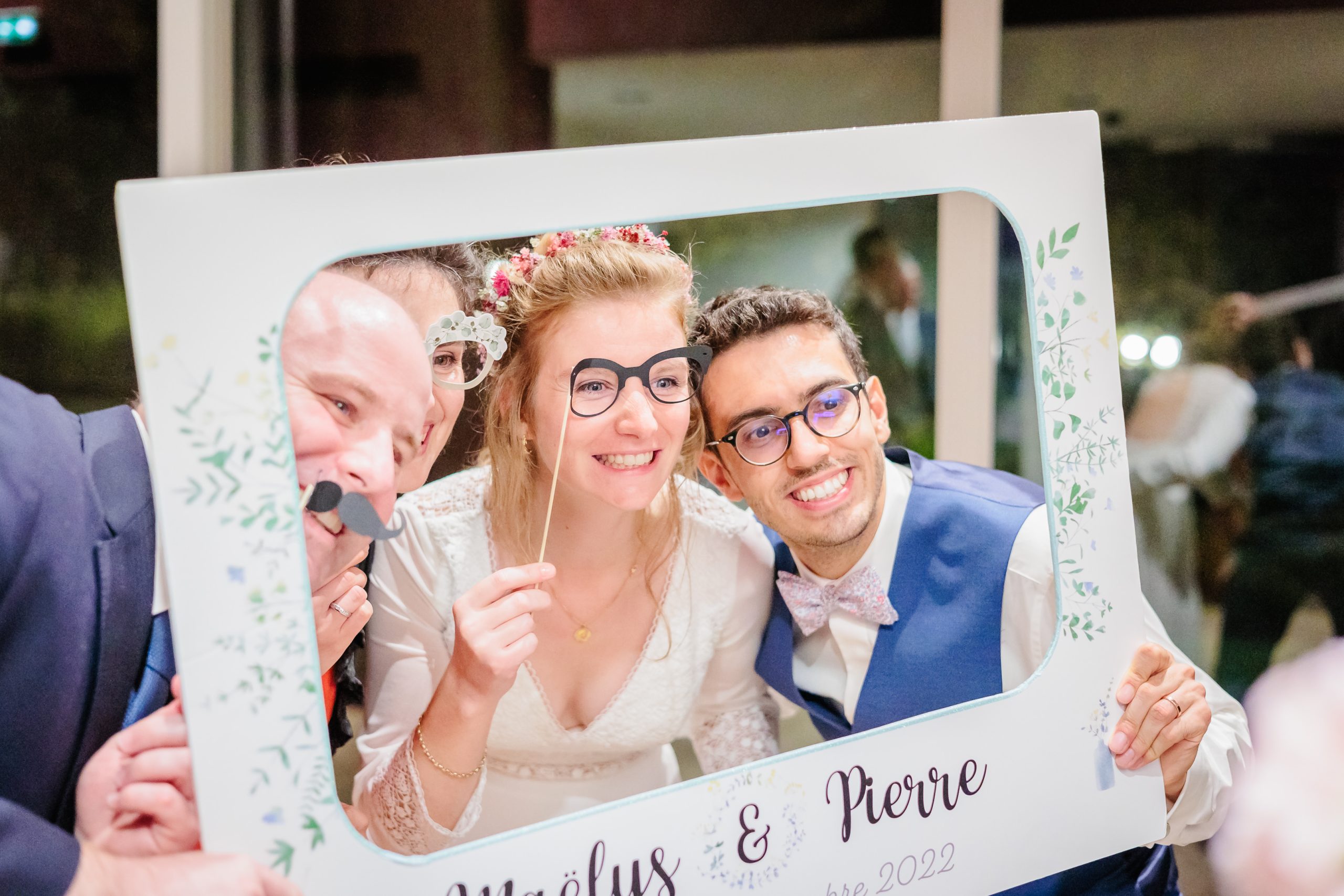 Photobooth à Grenoble, photo prise par Florian Fauvarque photographe mariage à Grenoble en Isère