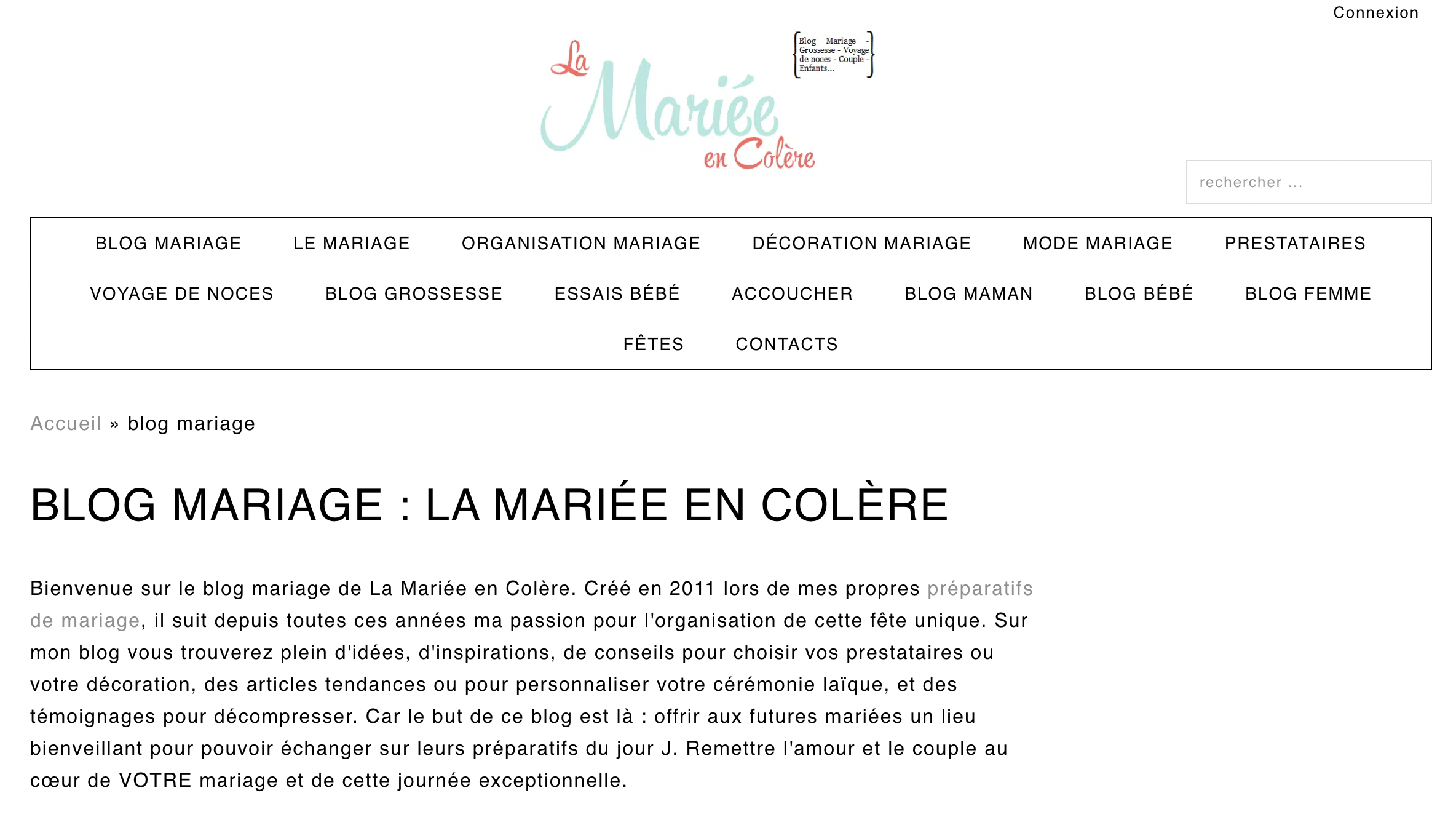 Blog la mariée en colère