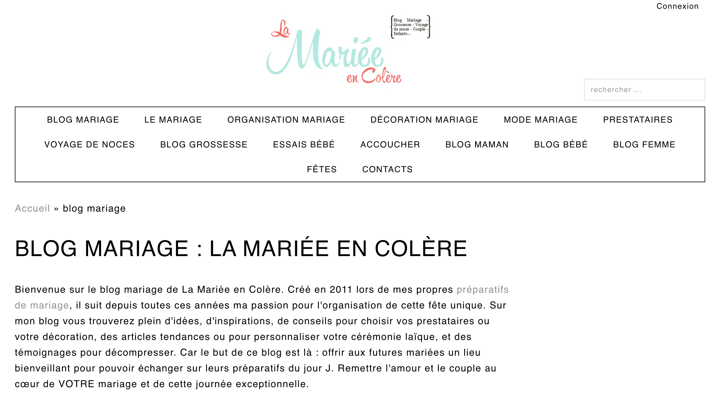 Blog la mariée en colère
