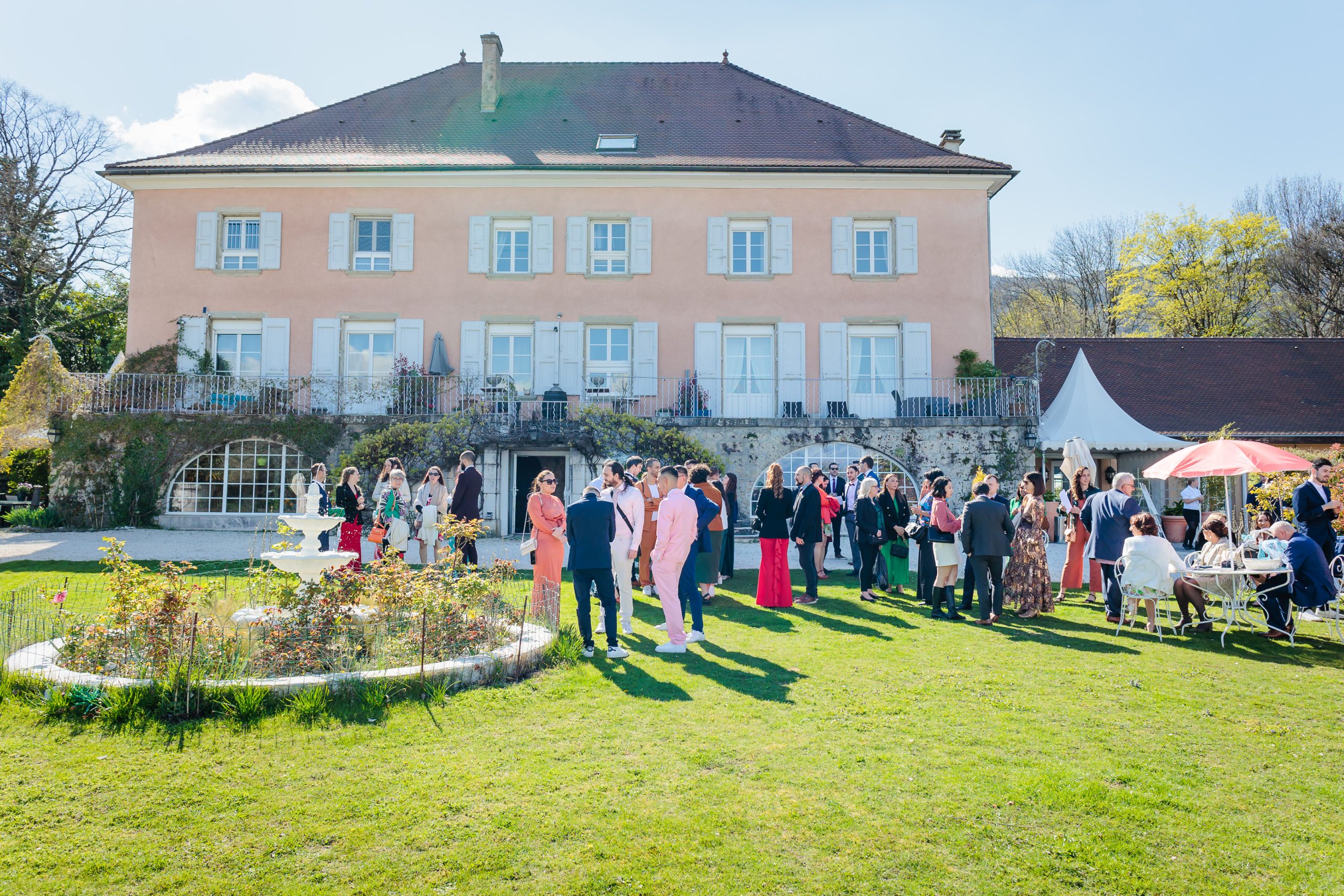 Château de la Baume, Photo prise par Florian Fauvarque, photographe de mariage écoresponsable à Grenoble en Isère.