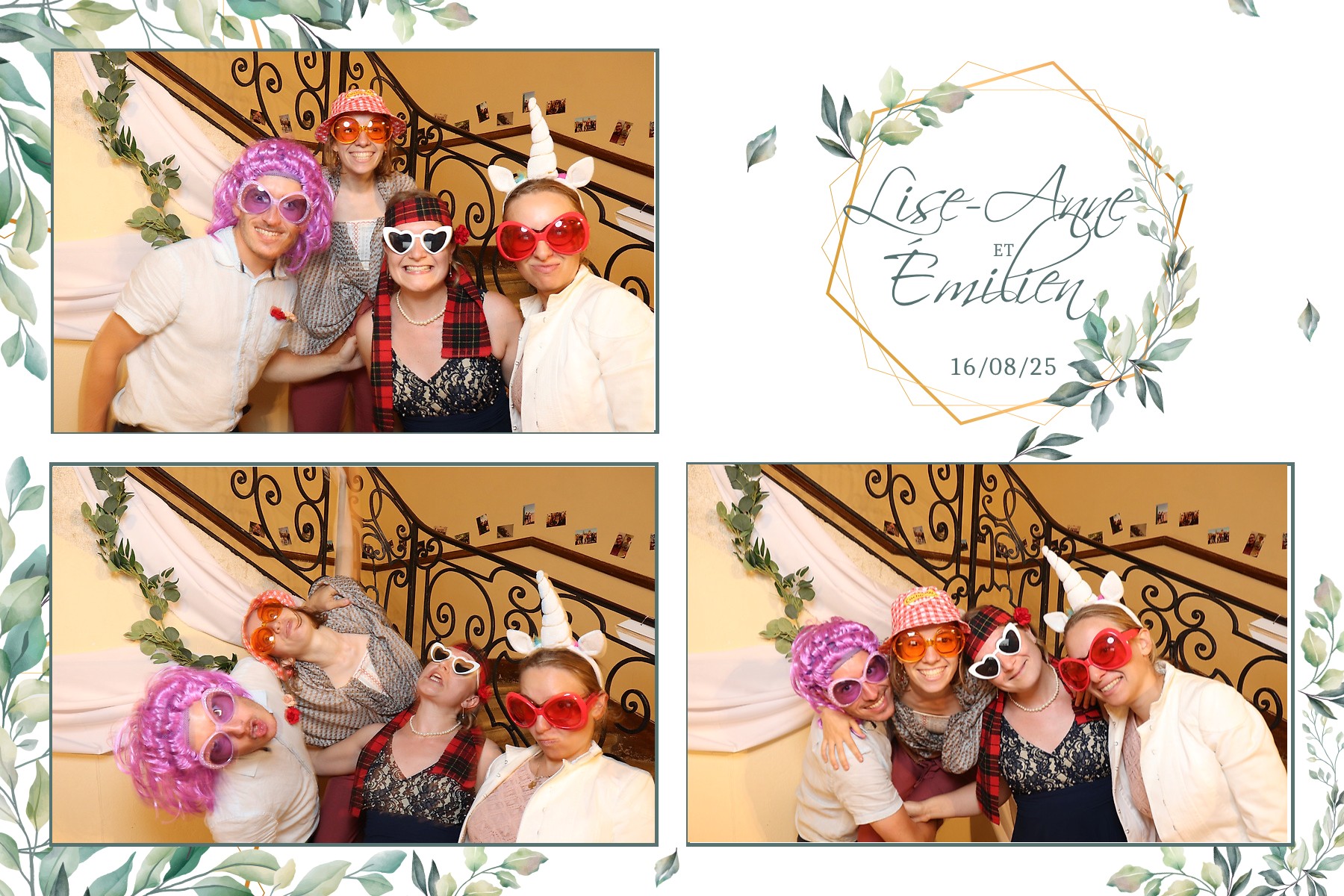 Photos d'invité avec photobooth, location de Photobooth à Grenoble par Florian Fauvarque