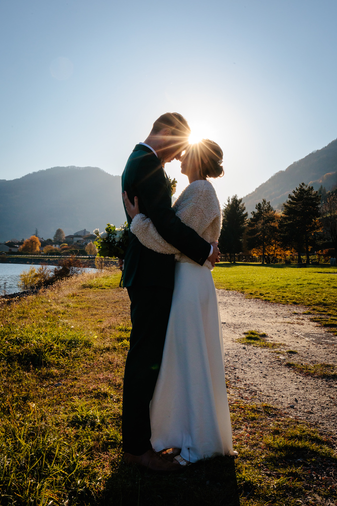 Photo prise par florian fauvarque photographe de mariage écoresponsable à grenoble en Isère