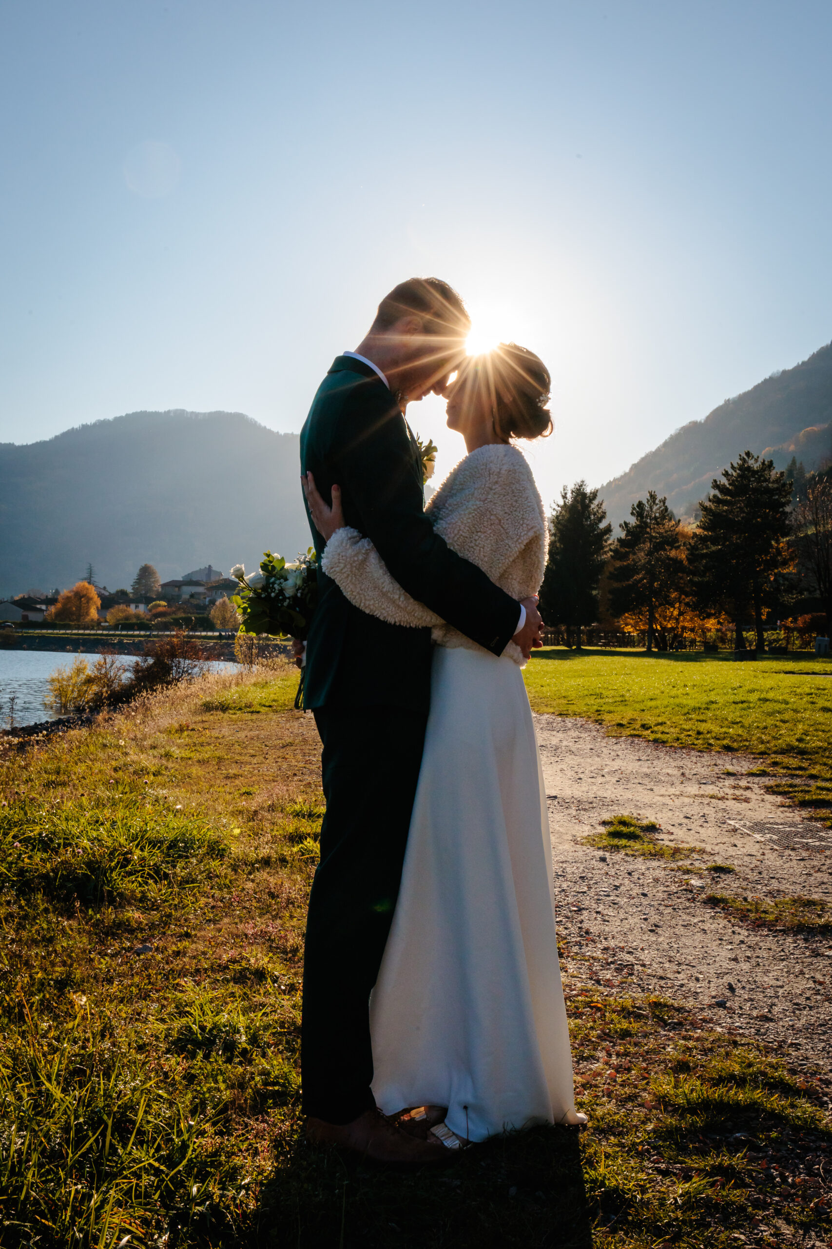 Photo prise par florian fauvarque photographe de mariage écoresponsable à grenoble en Isère