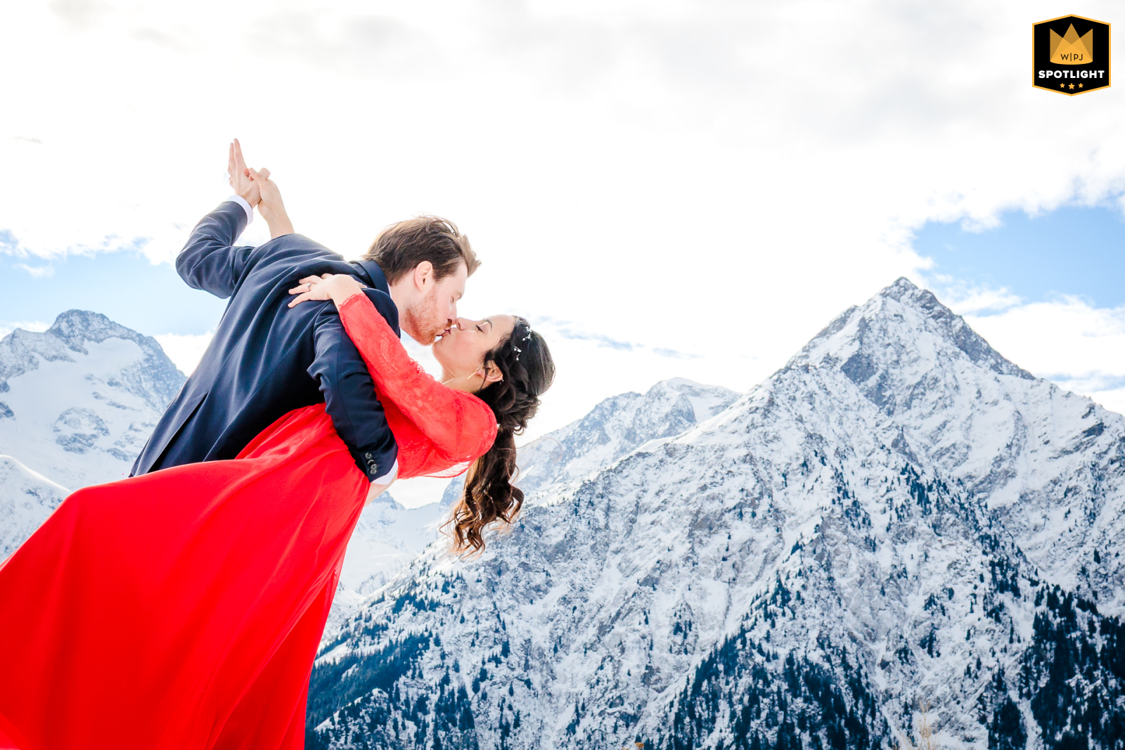 Photo récompensée par un WPJA Spotlight Award. Photo prise par Florian Fauvarque photographe de mariage écoresponsable à grenoble en Isère